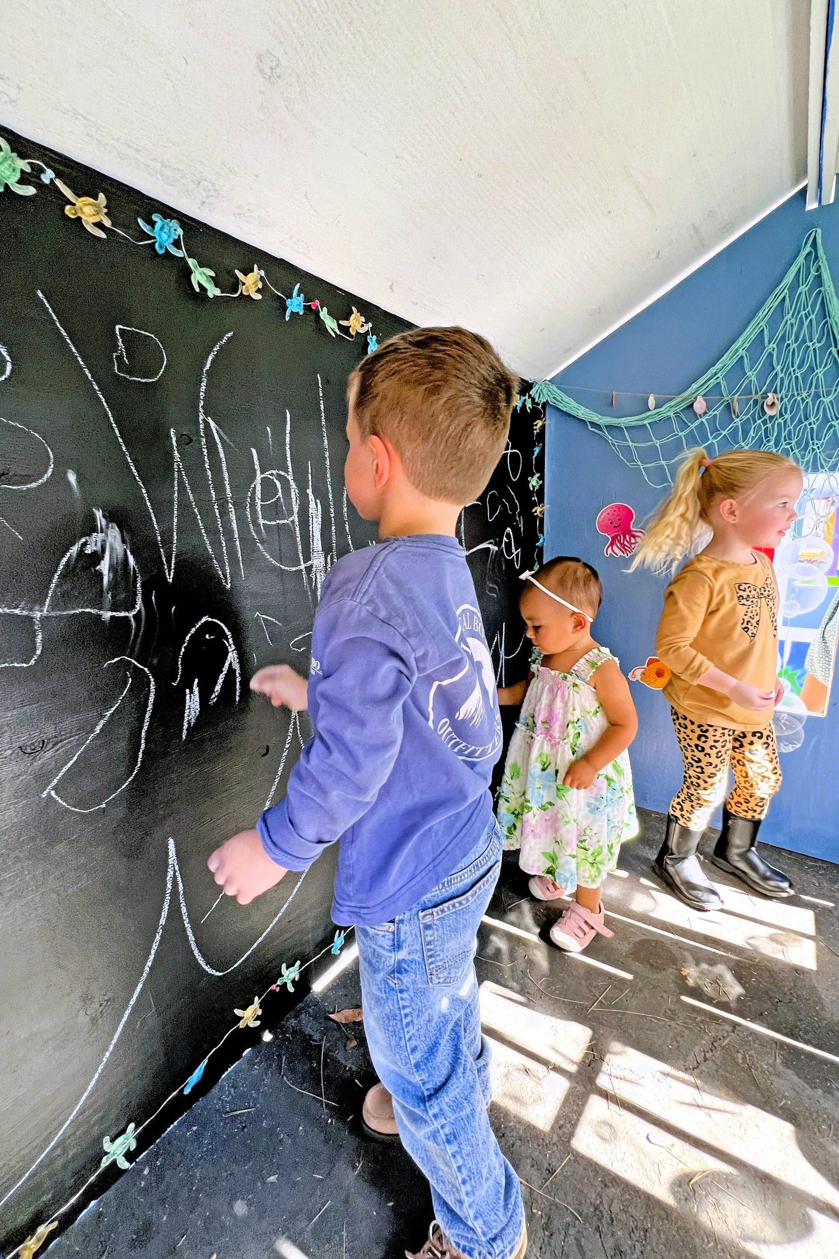 Playhouse Build '25 - Children inside house